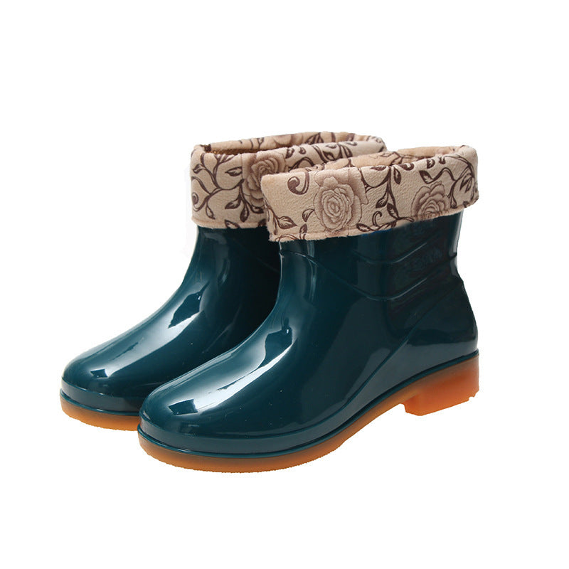 Ladies’ Rain Boots Stylish Rain Shoes - Green / 36 - Rain boots