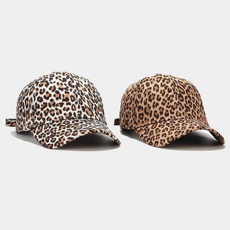 Leopard Print Peaked Cap Summer Outdoor Sun Hat - Sun Hat