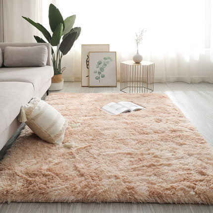 Living Room Carpet Bedroom Bedside and Under Bed Plush Blanket Elegant Floor Mat - Floor mat