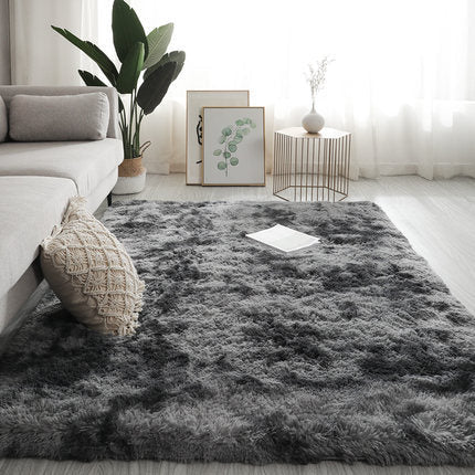 Living Room Carpet Bedroom Bedside and Under Bed Plush Blanket Elegant Floor Mat - Floor mat