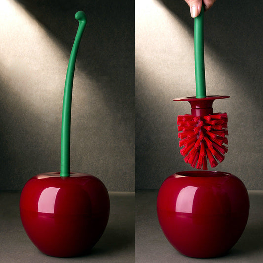 Long Handle Soft Household Toilet Brush Cherry Toilet Brush Toilet Brush Set - Toilet Brush Set