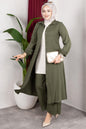 Long Hijab Suit | Khaki – NEOMODEST product image 1