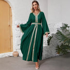 Long Sleeve Party Dress - Dress