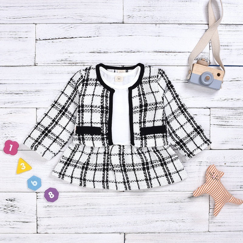 Long-sleeved Two-pieces Baby Girls’ Suit - 2-pieces set