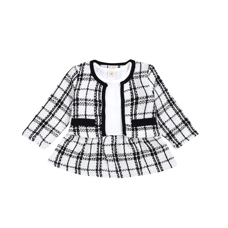 Long-sleeved Two-pieces Baby Girls' Suit