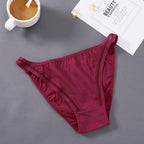 Low Waist Comfortable Panties Women’s Cute Underwear - Red / L