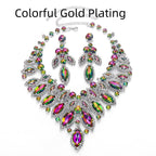 Luxury Leaf Necklace Suit - Necklace set