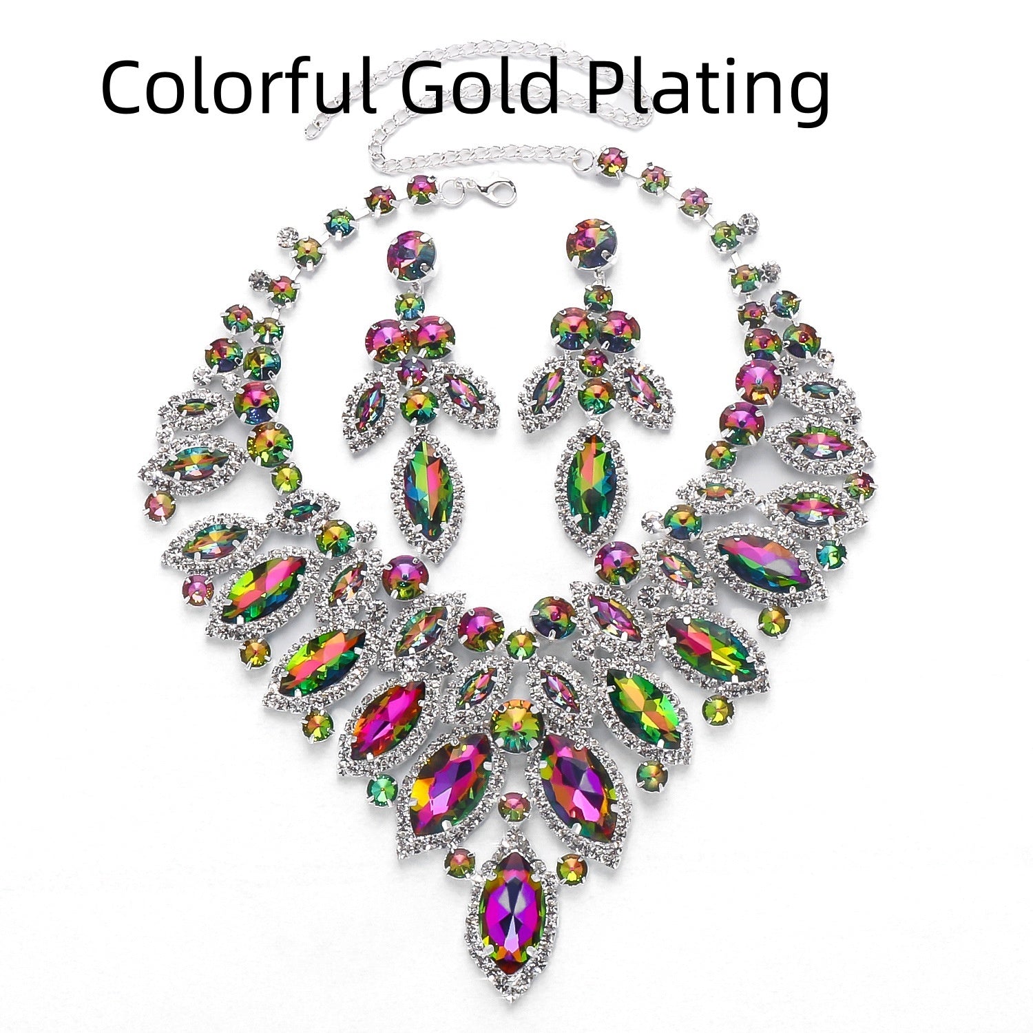 Luxury Leaf Necklace Suit - Necklace set