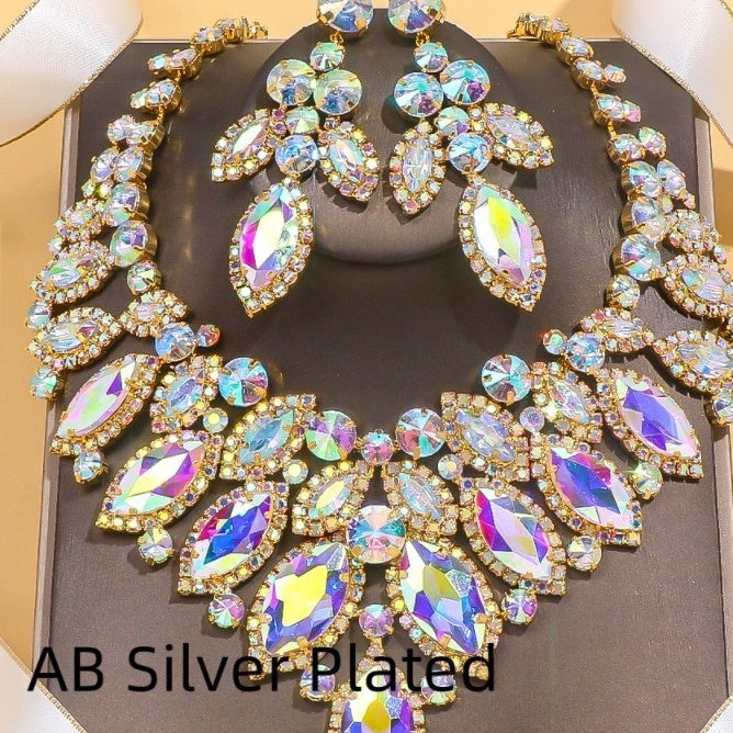 Luxury Leaf Necklace Suit - Necklace set