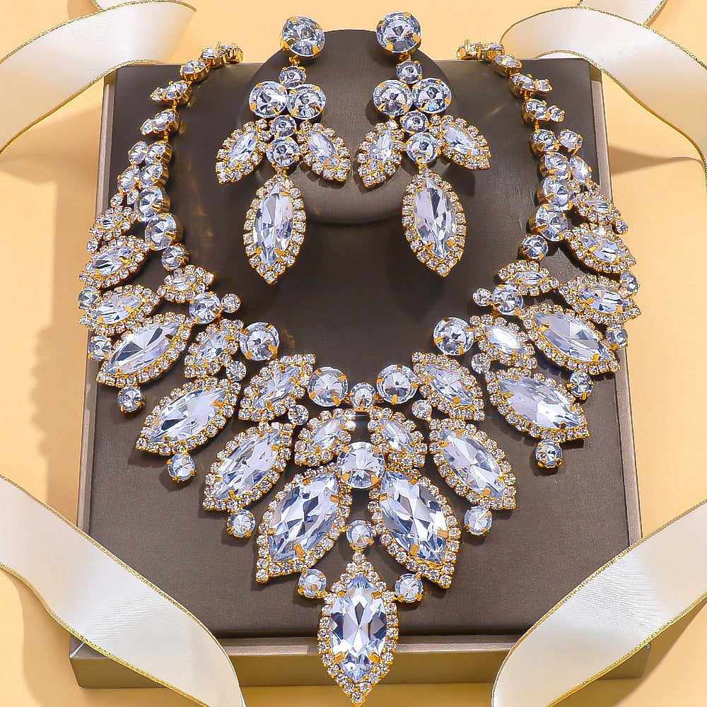Luxury Leaf Necklace Suit - Necklace set