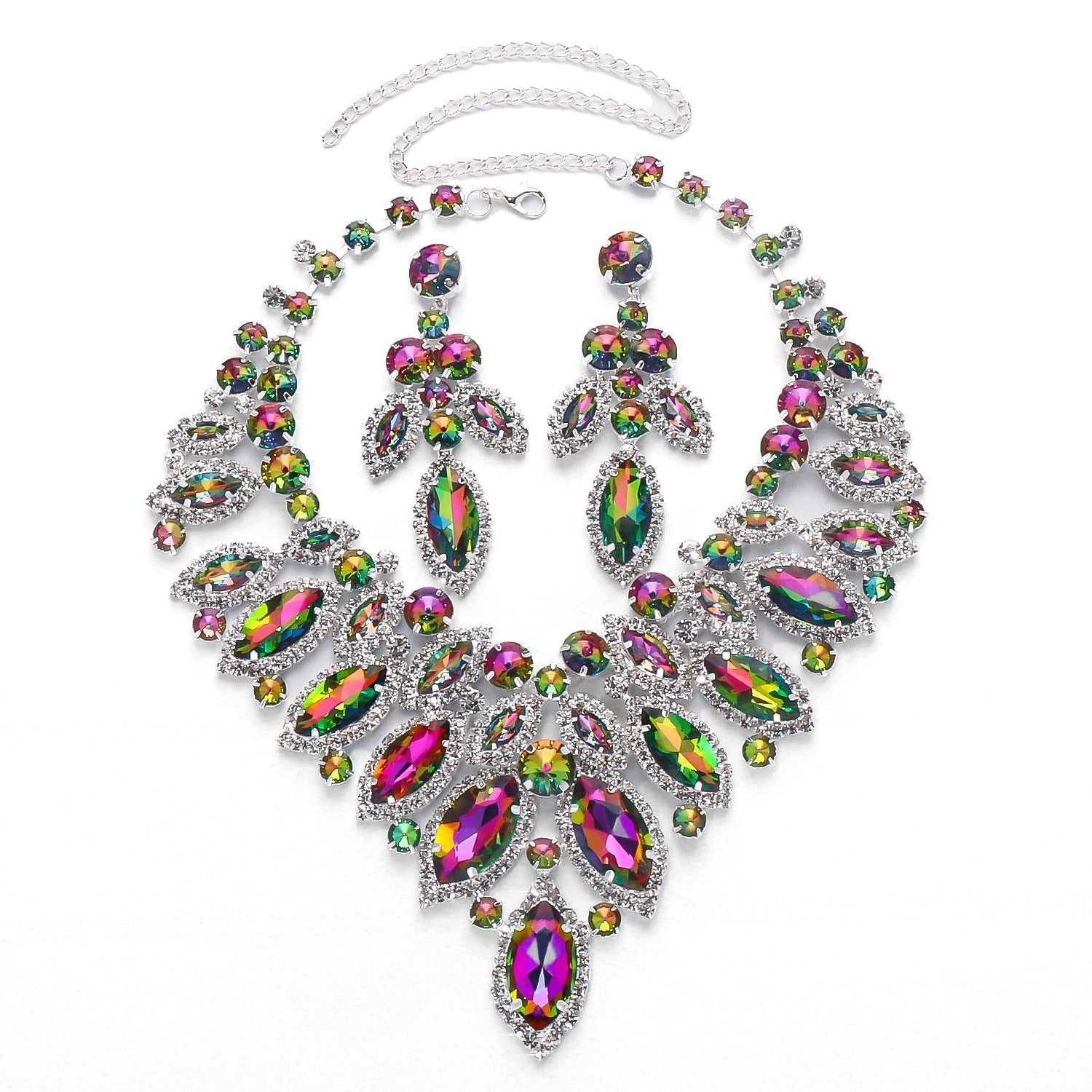 Luxury Leaf Necklace Suit - Necklace set