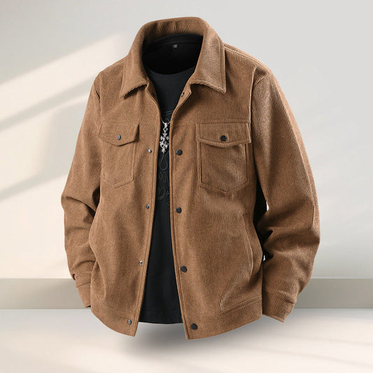 Men’s Casual Ruffle Coat - Ruffle Coat