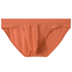 Men’s Low Waist Breathable Briefs - Orange Red / L - Men’s Briefs