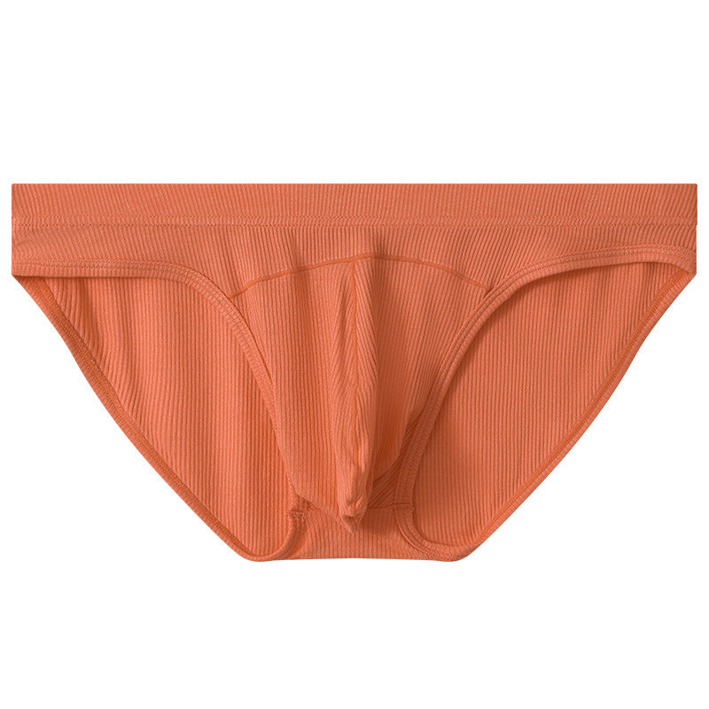 Men’s Low Waist Breathable Briefs - Orange Red / L - Men’s Briefs