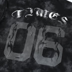 Men's Tie-dyed Letter Print Short-sleeved T-shirt - neomodest