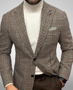 Men’s Two-buttoned Large Pocket Suit Jacket - KXFCBTZ13 Black Buttons Split / 2XL - Men’s Suit Jacket