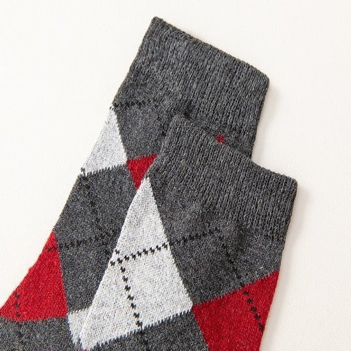 Men’s Wool Lined Premium Socks - Five colors and five pairs / One size - Men’s socks