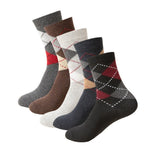 Men’s Wool Lined Premium Socks - Five colors and five pairs / One size - Men’s socks
