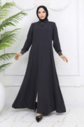 Mec Mevlana Abaya With Elastic Sleeves