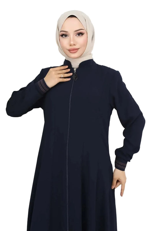 Mec Mevlana Abaya With Elastic Sleeves