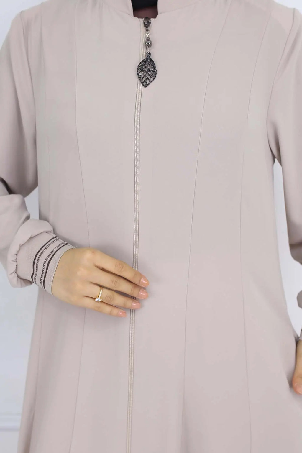 Mec Mevlana Abaya With Elastic Sleeves