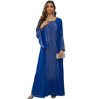 Middle Eastern Long Robe,Women’s Plus Size Evening Dress - Abaya Robe