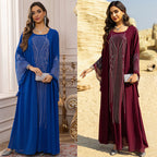 Middle Eastern Long Robe,Women’s Plus Size Evening Dress - Abaya Robe