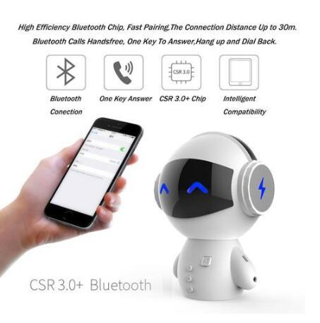 Mini Bluetooth Robot Speaker - Bluetooth speaker