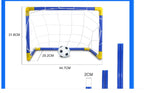 Folding Mini Football Soccer Ball with Goal Post Net - Soccer ball and net suit