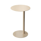 Mini Sofa Side Table Bedside Corner Table - Light Milk Coffee / Diameter 40 High 50cm - Sofa table