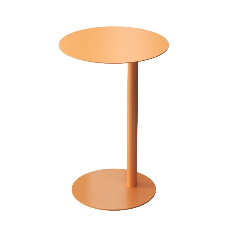 Mini Sofa Side Table Bedside Corner Table - Tangerine / Diameter 40 High 50cm - Sofa table