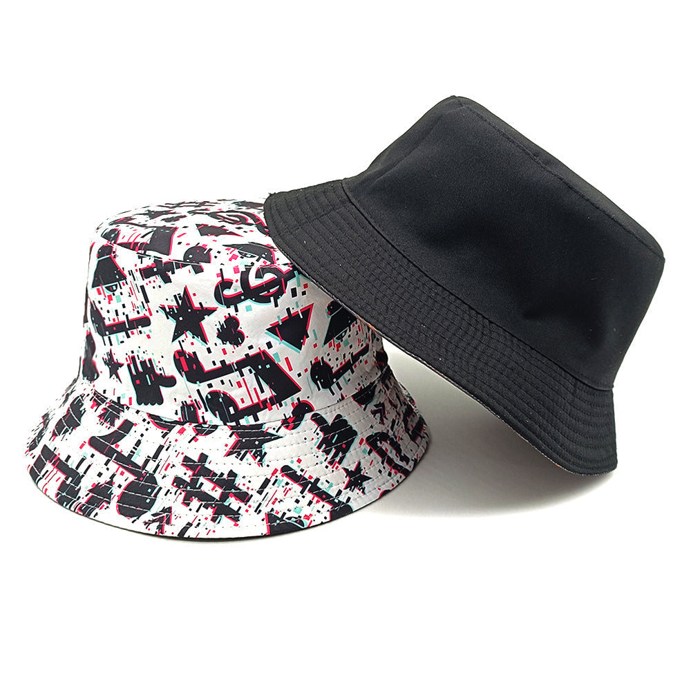 Musical Note Pattern Printed Bucket Hat Summer Outdoor Travel Cap - Note / M - Outdoor hat