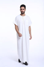 Muslim Arab Middle Eastern Men’s Robe - White / 3XL - Men’s Robe