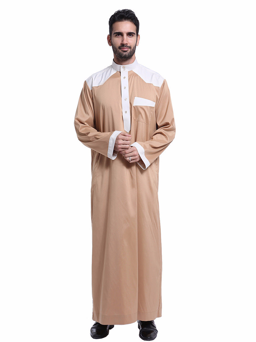 Muslim Middle Eastern Men’s Robe - Camel / 3XL - Men’s Robe