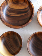 Natural Wooden Bowl Sustainable Household Fruit Bowl Salad Bowl for Home & Restaurant Wooden Kitchen Utensils - Wooden
