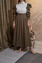 NEOMODEST X BERREN STUDIO Ball Dress-Khaki - Dress