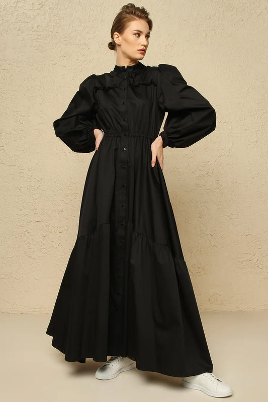 NEOMODEST X BERREN STUDIO Kross Dress-Black 