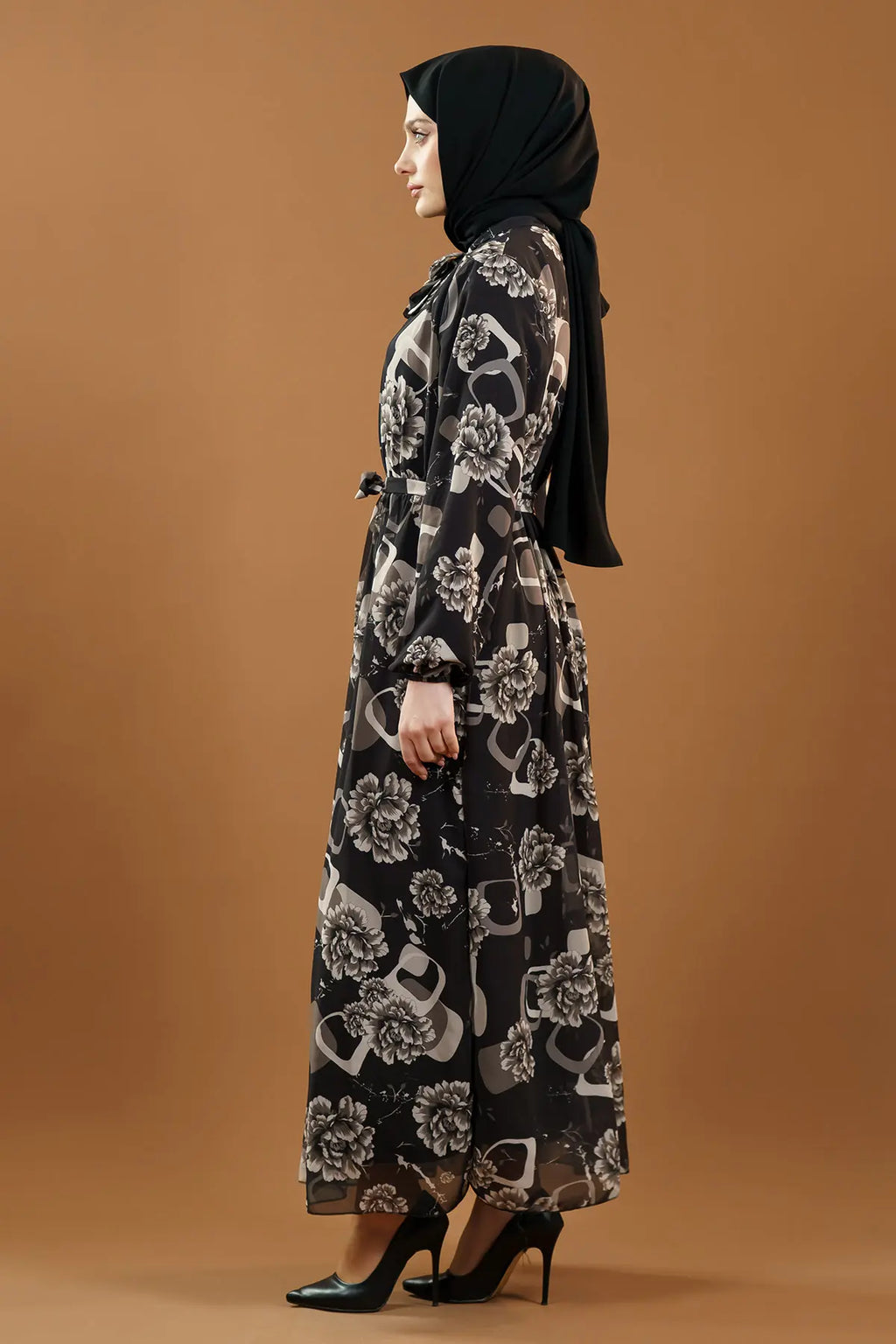 Mec New Floral Dress Black