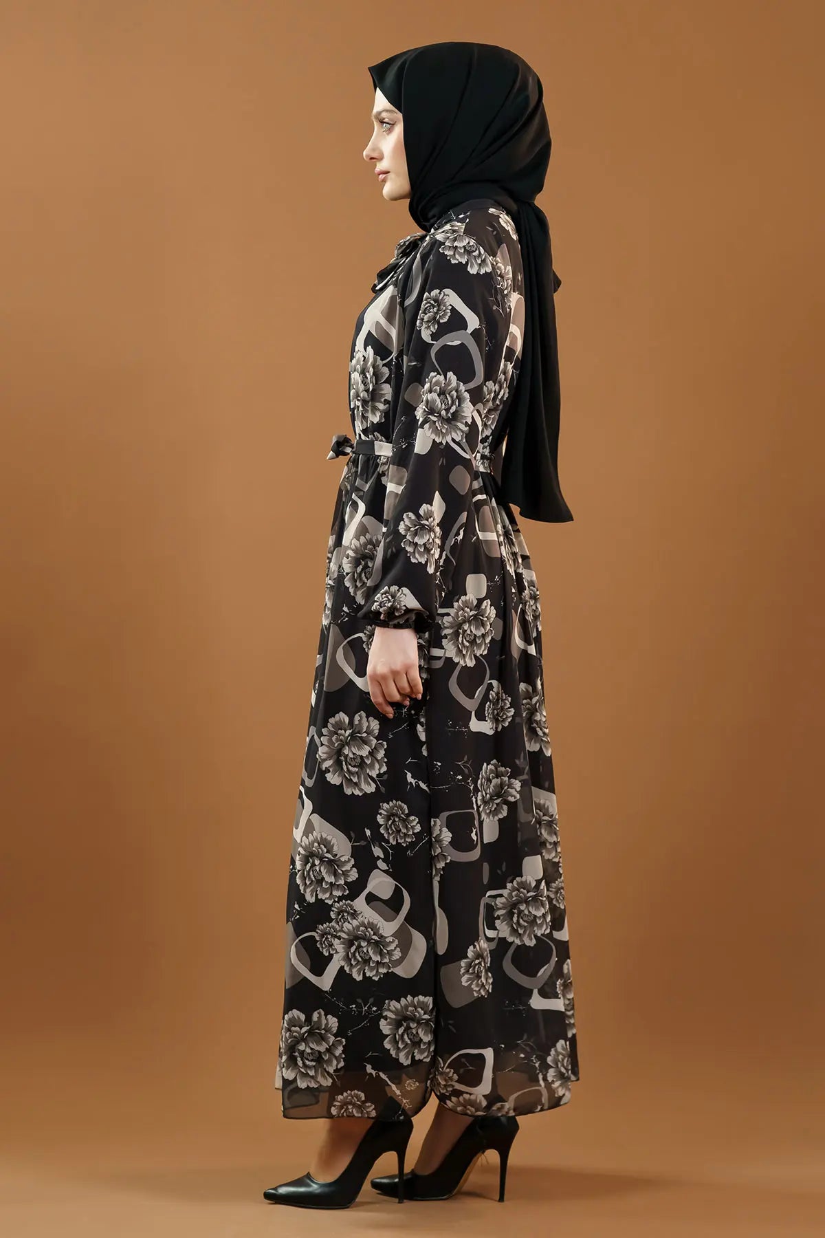 Mec New Floral Dress Black