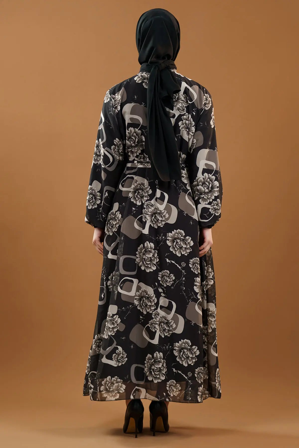 Mec New Floral Dress Black
