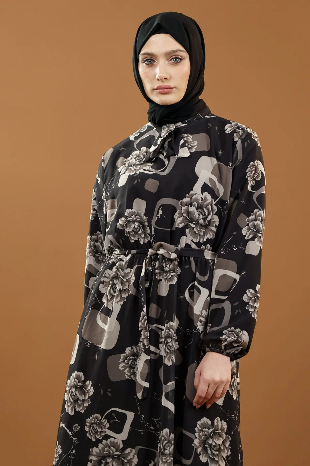 Mec New Floral Dress Black