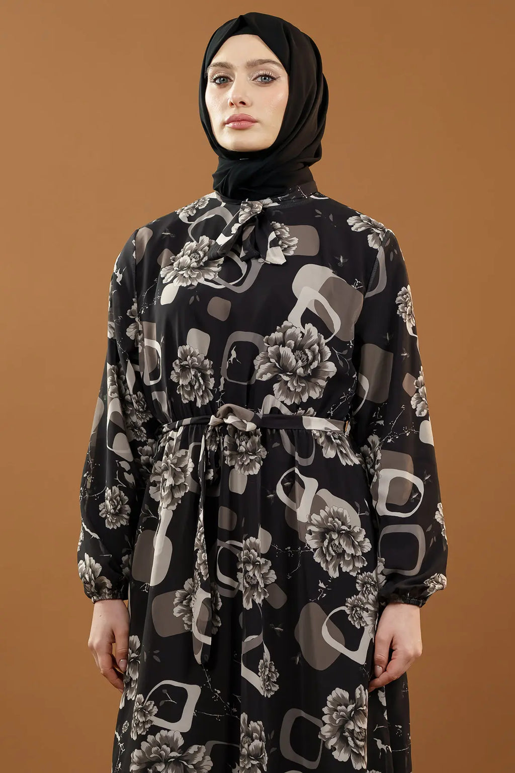 Mec New Floral Dress Black