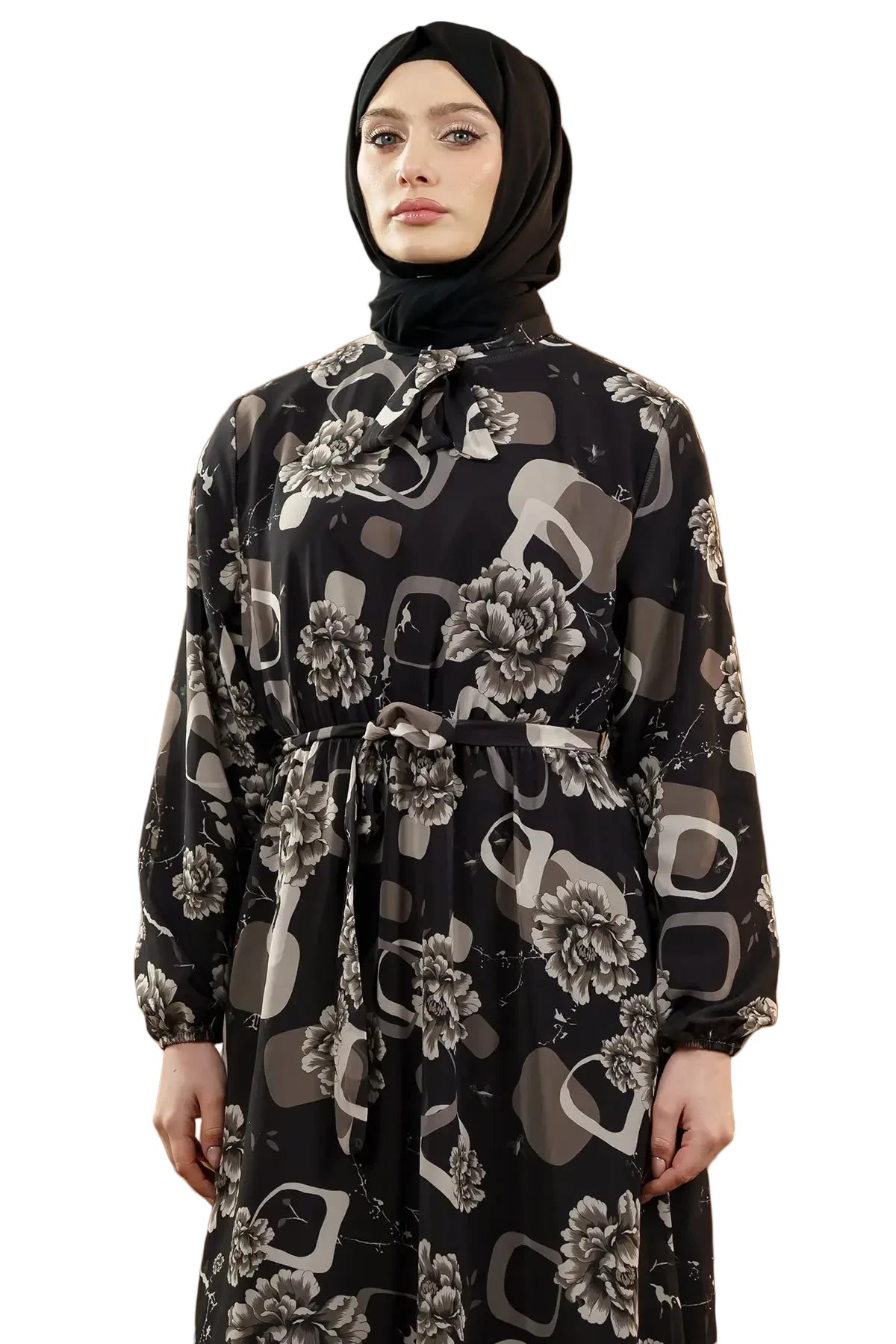 Mec New Floral Dress Black
