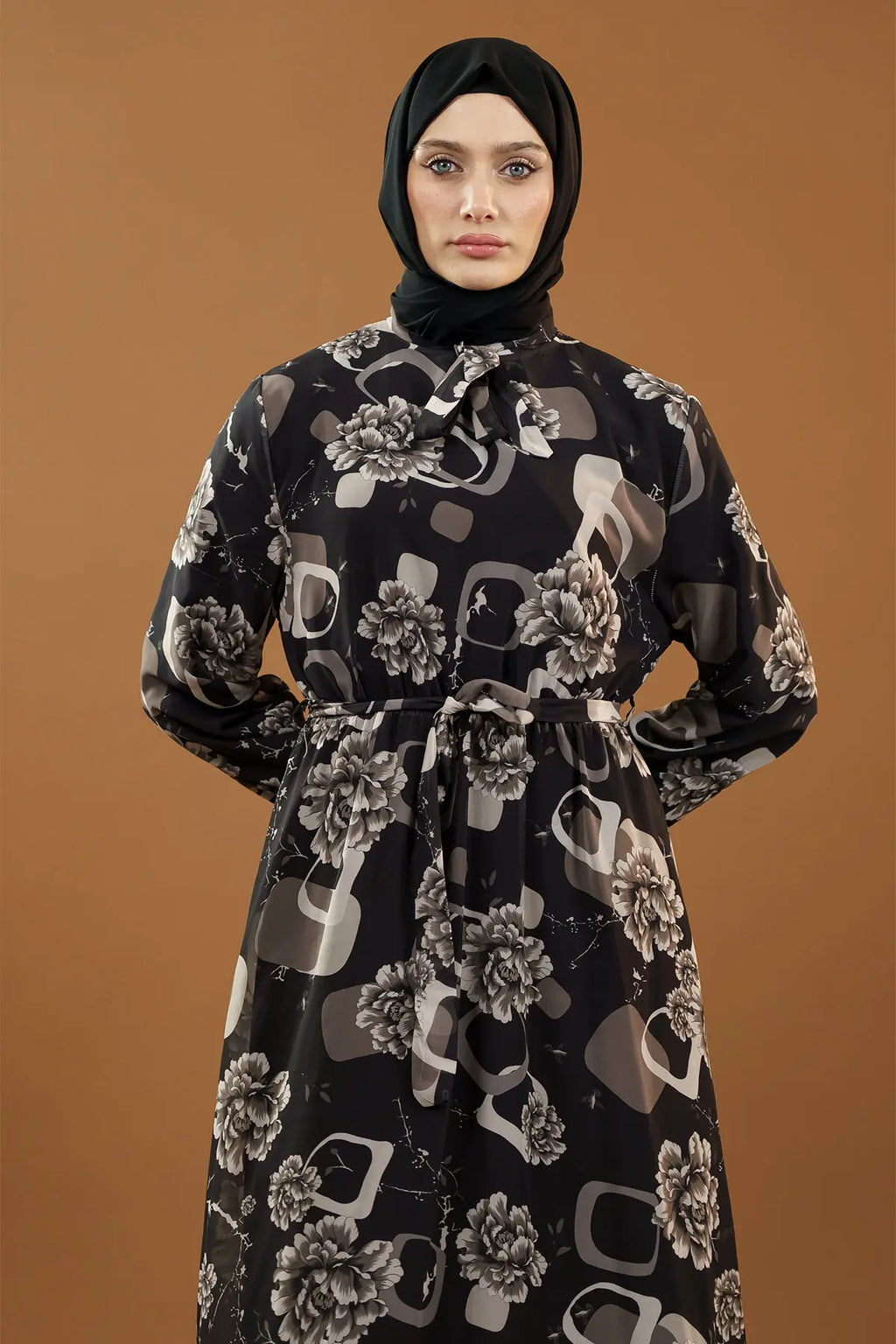 Mec New Floral Dress Black