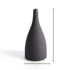 Nordic Ceramic Vase Ornamentsc Home Decoration Ornaments - Black / 20.4cmX9CM