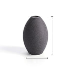 Nordic Ceramic Vase Ornamentsc Home Decoration Ornaments - Black / 15.5cmX9.1CM