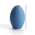 Nordic Ceramic Vase Ornamentsc Home Decoration Ornaments - Blue / 15.5cmX9.1CM