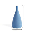 Nordic Ceramic Vase Ornamentsc Home Decoration Ornaments - Blue / 20.4cmX9CM