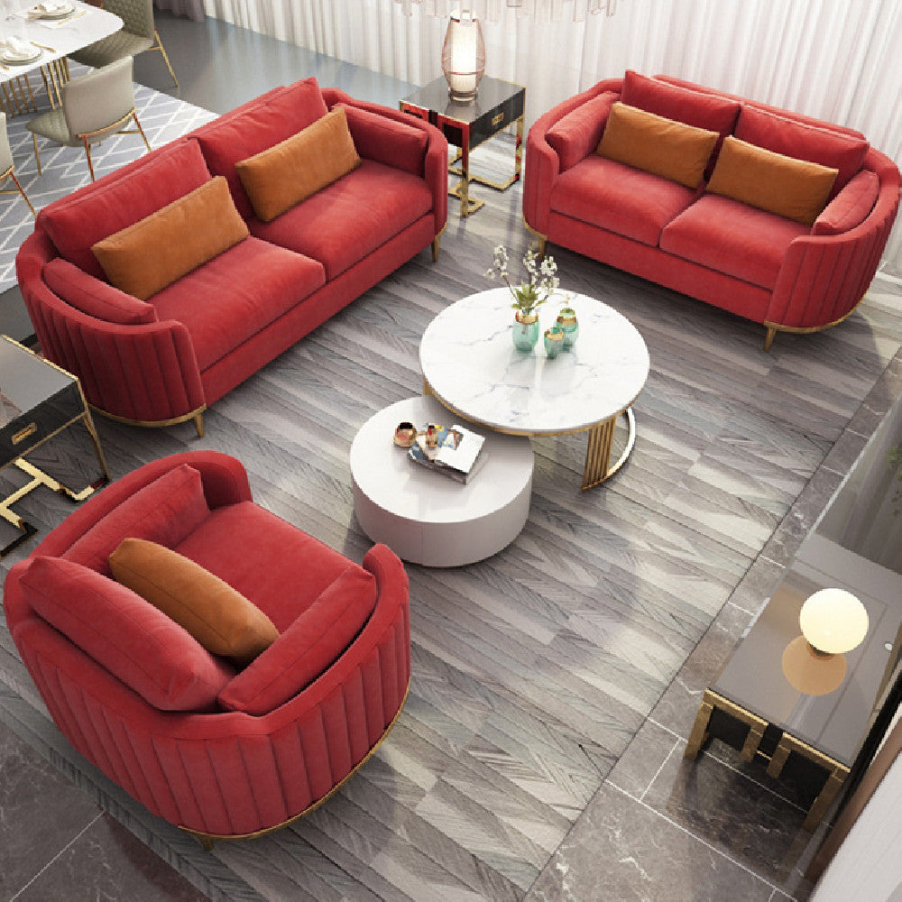 Nordic Inspired Luxury Fabric Sofa Living Room Furniture - Living room sofa