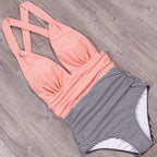 One-piece Size Inclusive Swimsuit - Pink / L - swimsuit